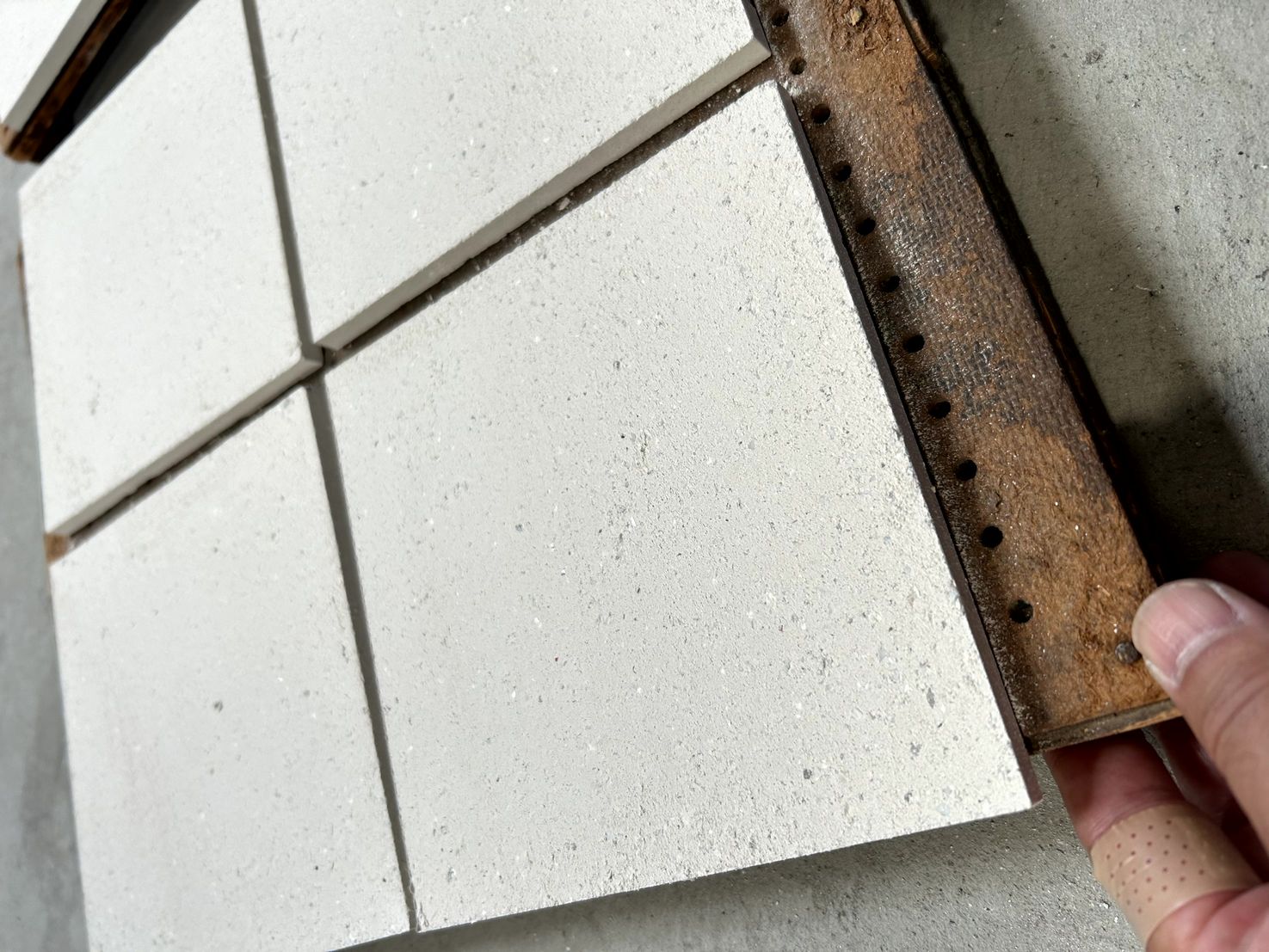 陶器片 細粒混入テスト